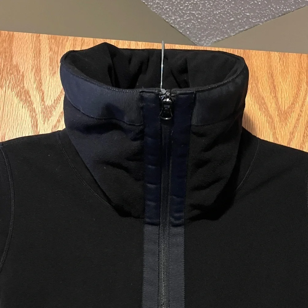 lululemon athletica Post Chaturanga Black Half-Zip Hoodie